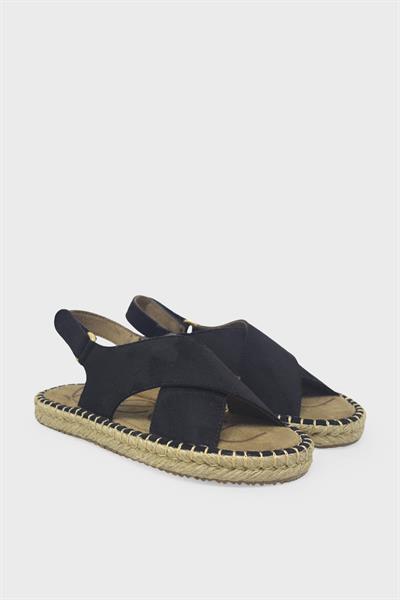 Beety Kadın Günlük Sandaet Siyah Süet AKYN149.2302