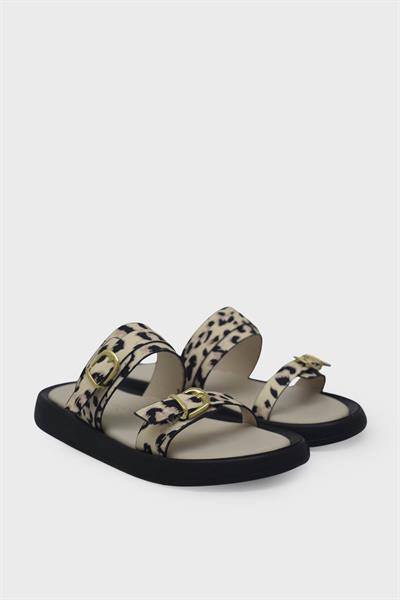 Beety Kadın Günlük Terlik Bej Leopar AKYN209.826