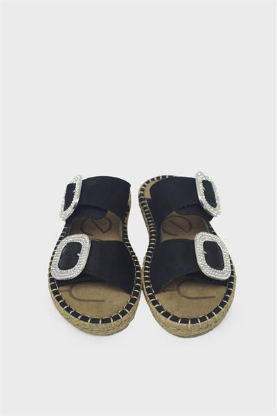 Beety Kadın Günlük Terlik Siyah Süet AKYN149.2301