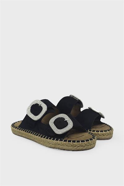 Beety Kadın Günlük Terlik Siyah Süet AKYN149.2301