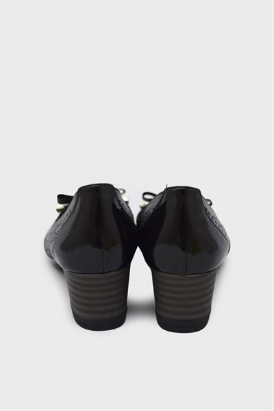 Beety Kadın Günlük Topuklu Deri Ayakkabı Siyah AKYN01.8331