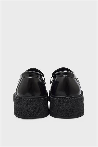 Beety Kadın Loafer Ayakkabı Siyah Rugan AKYN163.1984