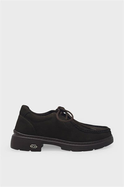 Beety Kadın Nubuk Loafer Kahve AKYN262.3200