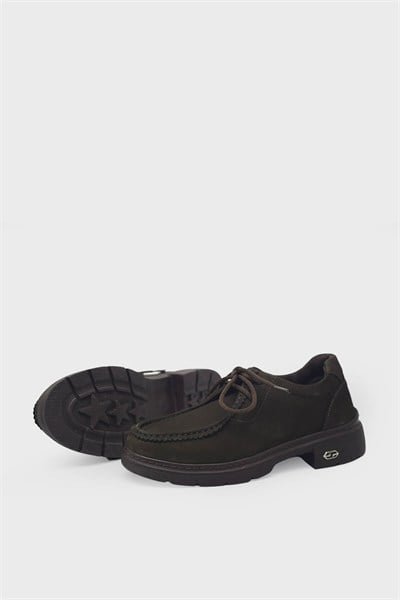 Beety Kadın Nubuk Loafer Kahve AKYN262.3200