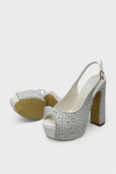 Beety Kadın Platform Topuk Gelin Ayakkabısı Sedef AKYN223.168