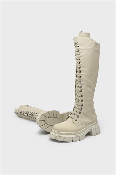 Beety Kadın Postal Çizme Bej AKYN-10.465