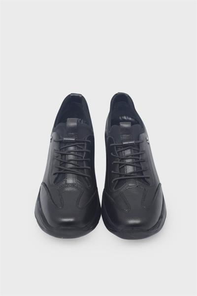 Beety Kadın Streçli Comfort Deri Ayakkabı Siyah AKYN176.055-F