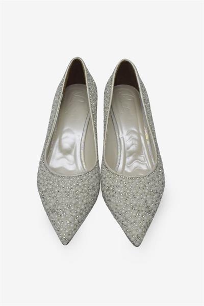 Beety Kadın Taş Detaylı Topuklu Abiye Ayakkabı Sedef AKYN223.824