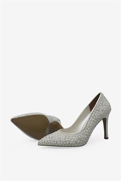 Beety Kadın Taş Detaylı Topuklu Abiye Ayakkabı Sedef AKYN223.413