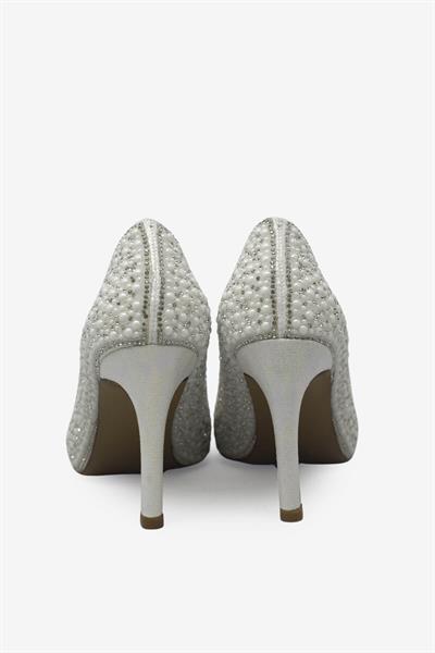 Beety Kadın Taş Detaylı Topuklu Abiye Ayakkabı Sedef AKYN223.413