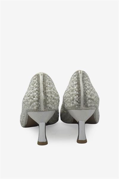 Beety Kadın Taş Detaylı Topuklu Abiye Ayakkabı Sedef AKYN223.824