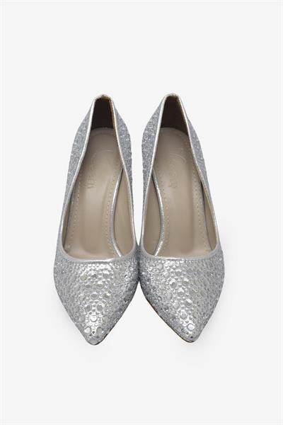 Beety Kadın Taşlı Stiletto Gümüş AKYN151.500