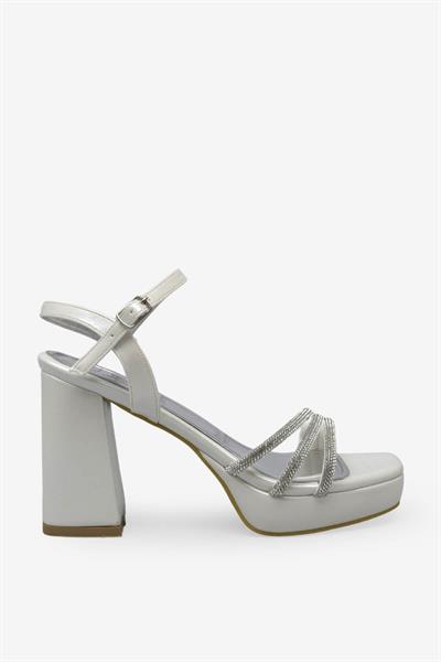 Beety Kadın Taşlı Topuklu Abiye Sandalet Sedef AKYN130.412-1