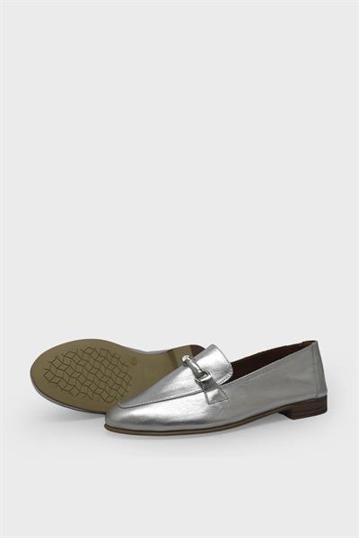 Beety Kadın Toka Detaylı Casual Deri Ayakkabı Gümüş AKYN111.51