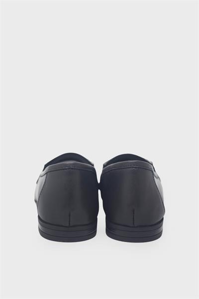 Beety Kadın Toka Detaylı Casual Deri Ayakkabı Siyah AKYN04.25020