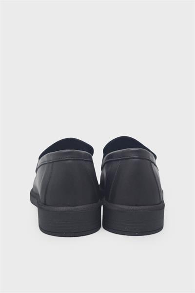 Beety Kadın Toka Detaylı Casual Deri Ayakkabı Siyah AKYN04.2121