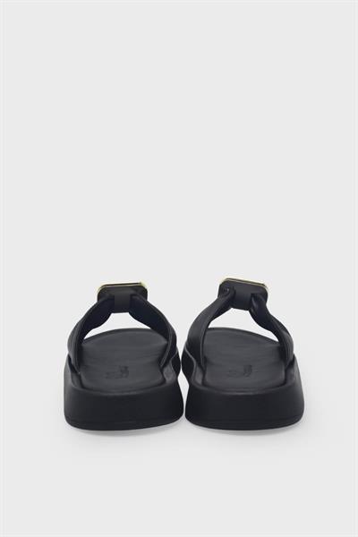 Beety Kadın Toka Detaylı Günlük Terlik Siyah AKYN209.818