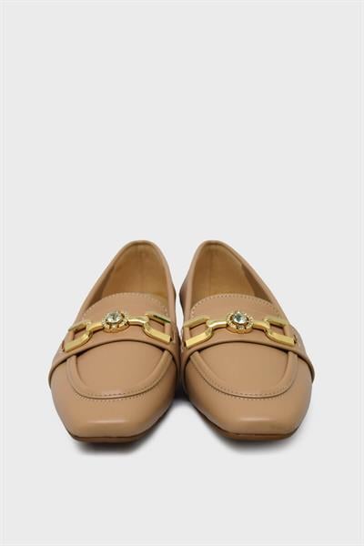 Beety Kadın Tokalı Babet Nut AKYN15.5025