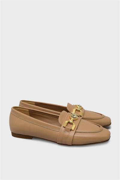 Beety Kadın Tokalı Babet Nut AKYN15.5025