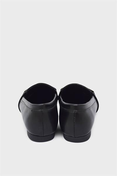 Beety Kadın Tokalı Babet Siyah AKYN15.5025