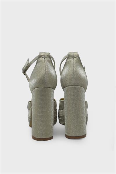 Beety Kadın Topuklu Abiye Ayakkabı Altın AKYN222.804