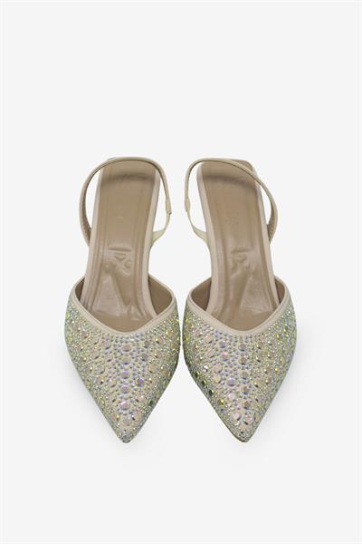 Beety Kadın Topuklu Abiye Ayakkabı Bej AKYN228.203