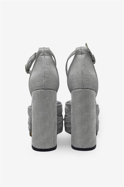 Beety Kadın Topuklu Abiye Ayakkabı Gümüş AKYN222.804