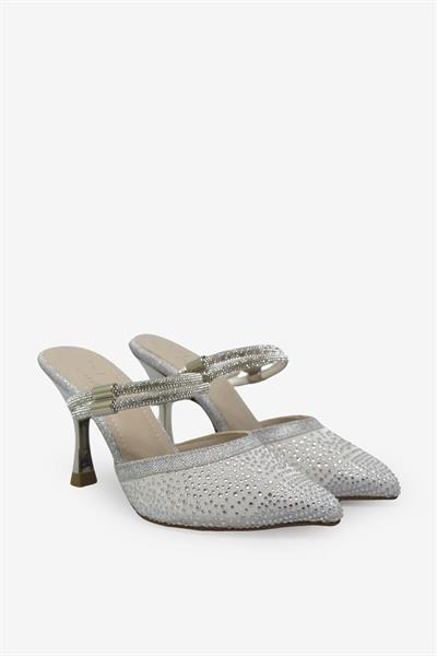 Beety Kadın Topuklu Abiye Ayakkabı Gümüş AKYN151.330
