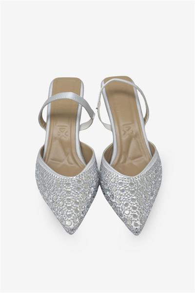 Beety Kadın Topuklu Abiye Ayakkabı Gümüş AKYN228.203
