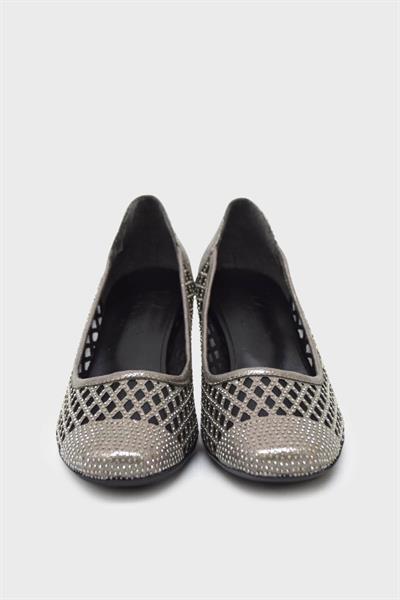 Beety Kadın Topuklu Abiye Ayakkabı Platin AKYN23.8666