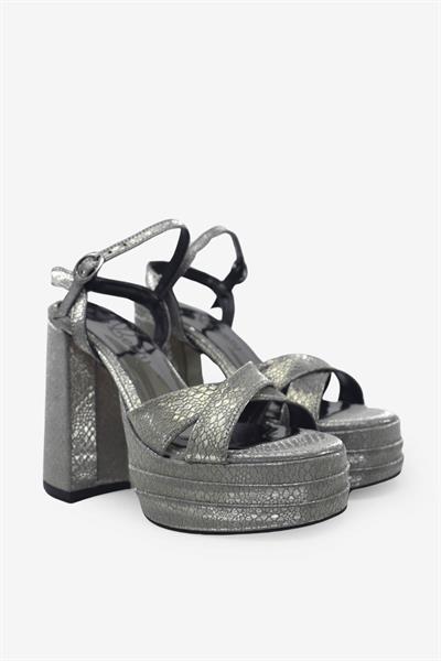 Beety Kadın Topuklu Abiye Ayakkabı Platin AKYN222.812