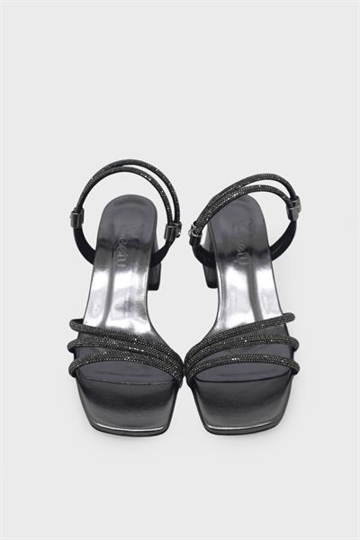 Beety Kadın Topuklu Abiye Sandalet Platin AKYN50.1099