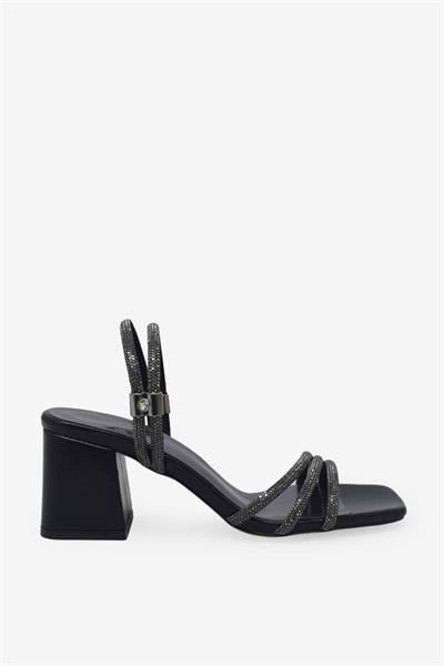 Beety Kadın Topuklu Abiye Sandalet Siyah AKYN50.1099