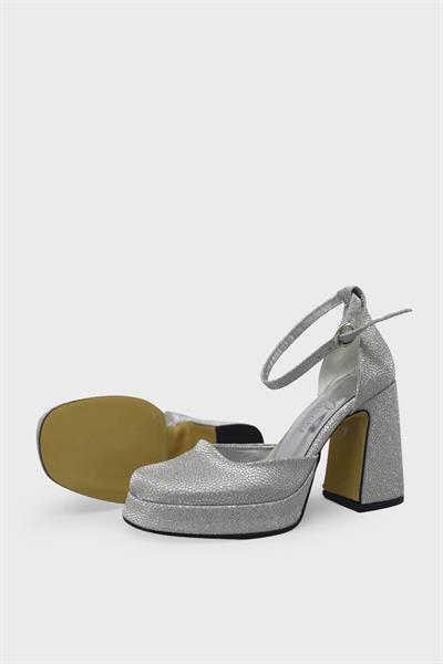 Beety Kadın Topuklu Ayakkabı Gümüş AKYN222.725