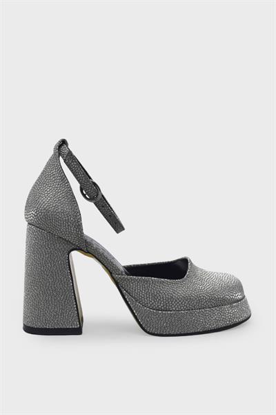 Beety Kadın Topuklu Ayakkabı Platin AKYN222.725