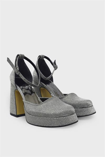 Beety Kadın Topuklu Ayakkabı Platin AKYN222.725