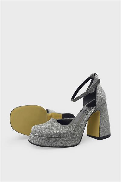 Beety Kadın Topuklu Ayakkabı Platin AKYN222.725