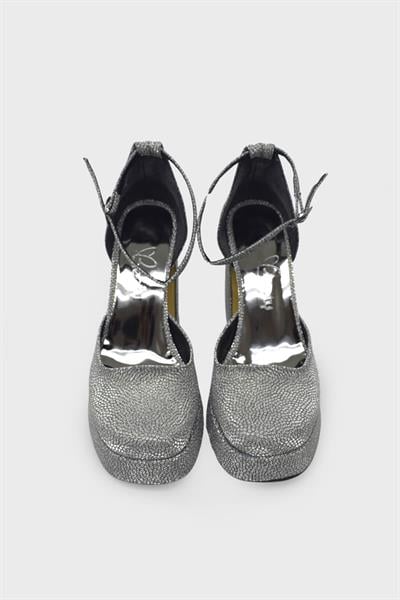 Beety Kadın Topuklu Ayakkabı Platin AKYN222.725
