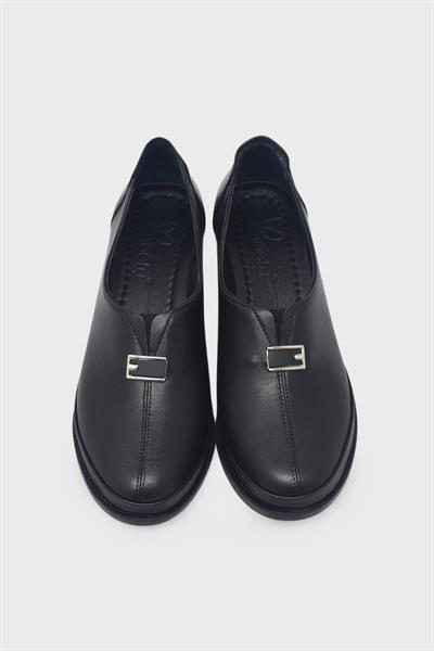 Beety Kadın Topuklu Deri Ayakkabı Siyah AKYN219.561