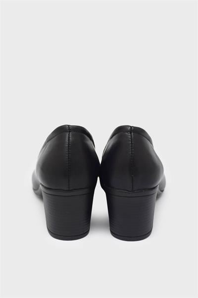 Beety Kadın Topuklu Deri Ayakkabı Siyah AKYN101.105