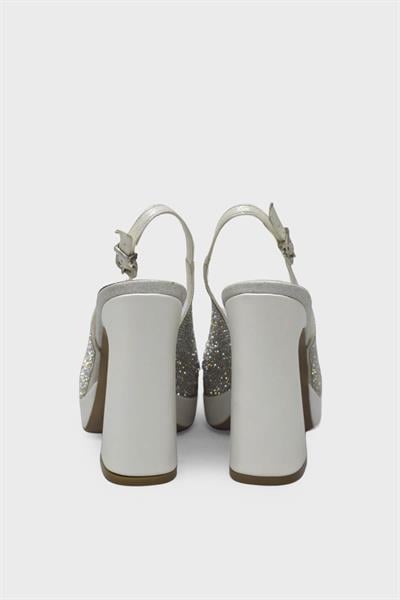 Beety Kadın Topuklu Taşlı Abiye Ayakkabı Sedef AKYN223.1280