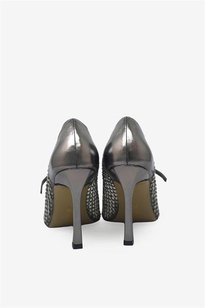 Beety Kadın Transparan Topuklu Ayakkabı Platin AKYN60.5707