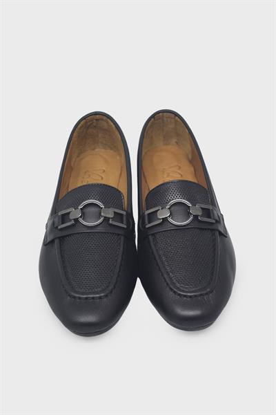 Beety Kadın Yazlık Casual Deri Ayakkabı Siyah AKYN142.147