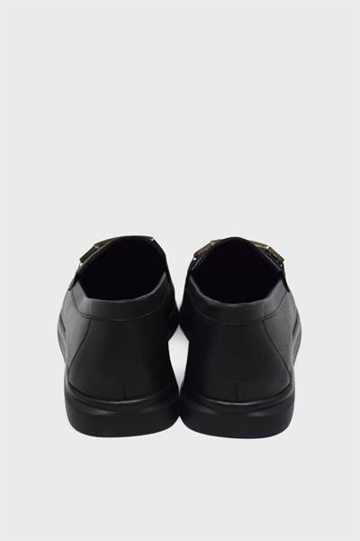 Beety Kadın Yazlık Casual Deri Ayakkabı Siyah AKYN04.981