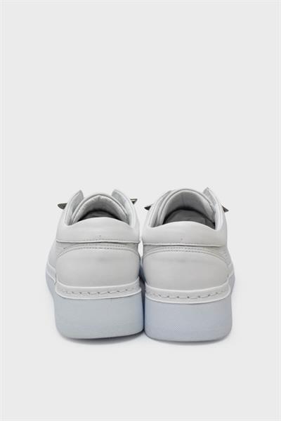 Beety Kadın Yazlık Comfort Deri Ayakkabı Beyaz AKYN202.5277-1