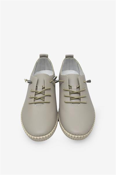 Beety Kadın Yazlık Comfort Deri Ayakkabı Taş AKYN2665