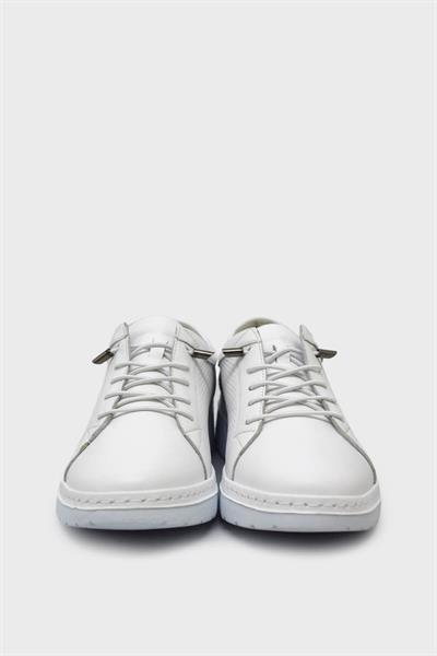 Beety Kadın Yazlık Comfort Deri Ayakkabı Beyaz AKYN202.5277-1