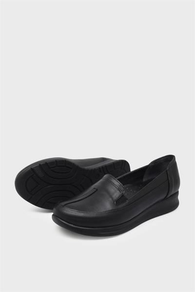 Beety Kadın Yazlık Comfort Deri Ayakkabı Siyah AKYN101.334