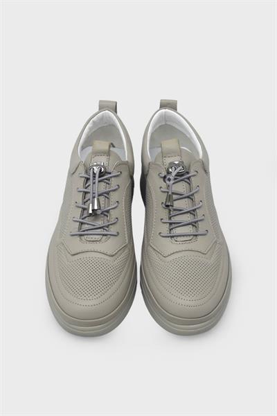 Beety Kadın Yazlık Günlük Deri Ayakkabı Taş AKYN227.120