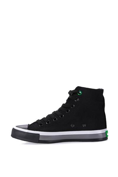 Benetton Erkek Uzun Converse Spor Ayakkabı Siyah BN-30552